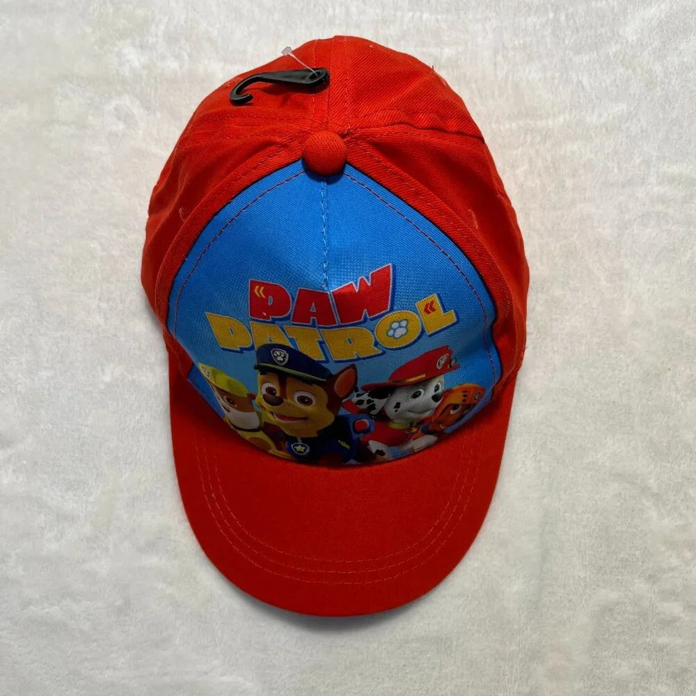 Nickelodeon Paw Patrol Red Strapback Baseball Cap NWT Kids Toddler